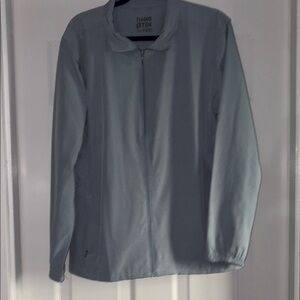 Hang Ten Light Blue Casual Zip Jacket